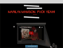 Tablet Screenshot of marilynmansonfuckyeah.tumblr.com