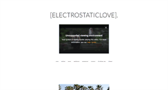 Desktop Screenshot of electrostaticlove.tumblr.com