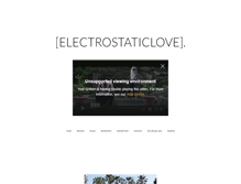 Tablet Screenshot of electrostaticlove.tumblr.com