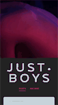 Mobile Screenshot of just-boys.tumblr.com