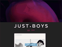Tablet Screenshot of just-boys.tumblr.com