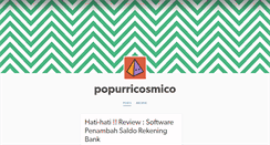 Desktop Screenshot of popurricosmico.tumblr.com