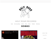 Tablet Screenshot of holyroarrecords.tumblr.com