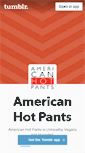 Mobile Screenshot of americanhotpants.tumblr.com