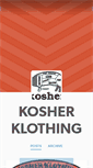 Mobile Screenshot of kosherklothing.tumblr.com