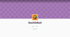 Desktop Screenshot of bashiebat.tumblr.com