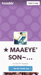 Mobile Screenshot of maaeye.tumblr.com