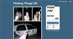 Desktop Screenshot of flickingthingsoff.tumblr.com