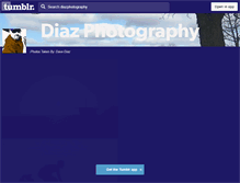 Tablet Screenshot of diazphotography.tumblr.com