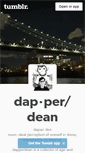 Mobile Screenshot of dapperdean.tumblr.com