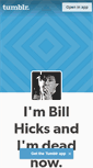 Mobile Screenshot of billhicks.tumblr.com