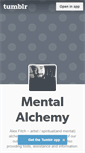 Mobile Screenshot of mentalalchemy.tumblr.com