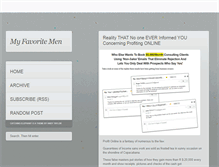 Tablet Screenshot of myfavoritemen.tumblr.com