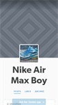 Mobile Screenshot of nikeairmaxboy.tumblr.com