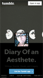 Mobile Screenshot of diaryofanaesthete.tumblr.com