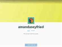 Tablet Screenshot of amandaseyfried.tumblr.com