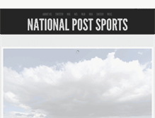 Tablet Screenshot of nationalpostsports.tumblr.com