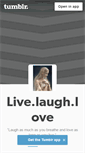 Mobile Screenshot of about-live-laugh-love.tumblr.com