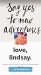 Mobile Screenshot of love-lindsay.tumblr.com