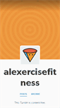 Mobile Screenshot of alexercisefitness.tumblr.com