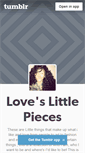 Mobile Screenshot of loveslittlepieces.tumblr.com