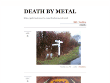 Tablet Screenshot of deathbymetal.tumblr.com