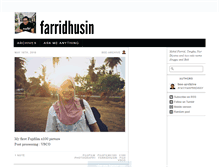 Tablet Screenshot of farridhusin.tumblr.com