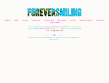 Tablet Screenshot of for3versmiling.tumblr.com