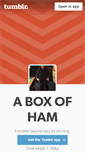 Mobile Screenshot of aboxofham.tumblr.com