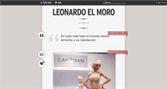 Desktop Screenshot of leonardomora.tumblr.com