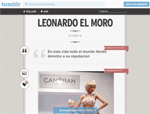 Tablet Screenshot of leonardomora.tumblr.com
