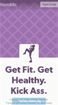 Mobile Screenshot of getfitandkickass.tumblr.com