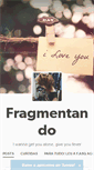 Mobile Screenshot of fragmentando.tumblr.com