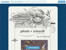 Tablet Screenshot of ghostwizard.tumblr.com