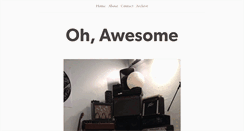Desktop Screenshot of ohawesome.tumblr.com