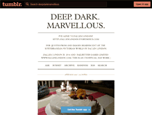 Tablet Screenshot of deepdarkmarvellous.tumblr.com