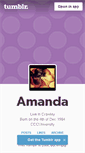 Mobile Screenshot of amanda0412.tumblr.com