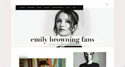 Desktop Screenshot of emilybrowningfans.tumblr.com