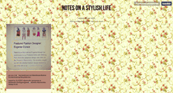 Desktop Screenshot of notesonastylishlife.tumblr.com