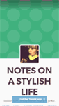 Mobile Screenshot of notesonastylishlife.tumblr.com