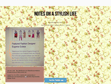 Tablet Screenshot of notesonastylishlife.tumblr.com