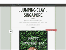 Tablet Screenshot of jumpingclay.tumblr.com