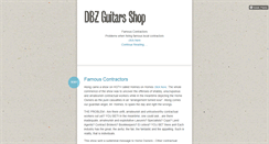Desktop Screenshot of dbzguitars.tumblr.com