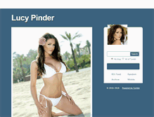 Tablet Screenshot of lucypinder.tumblr.com