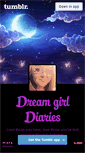 Mobile Screenshot of dreamgirldiaries.tumblr.com