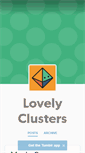 Mobile Screenshot of lovelyclusters.tumblr.com