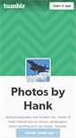 Mobile Screenshot of photosbyhank.tumblr.com