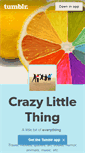 Mobile Screenshot of crazy-littlething.tumblr.com