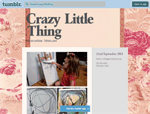 Tablet Screenshot of crazy-littlething.tumblr.com