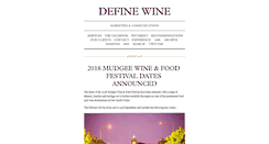 Desktop Screenshot of definewine.tumblr.com